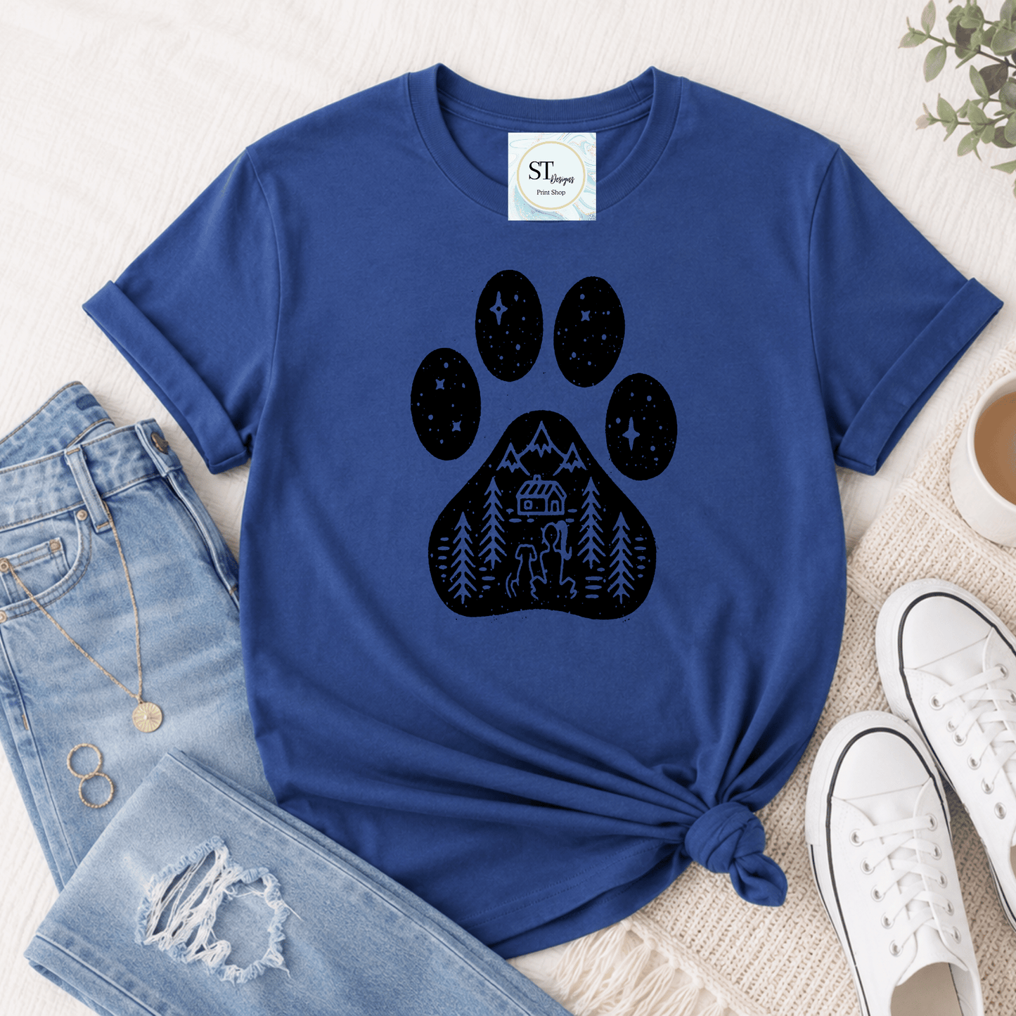 Mountain Dog Paw Print