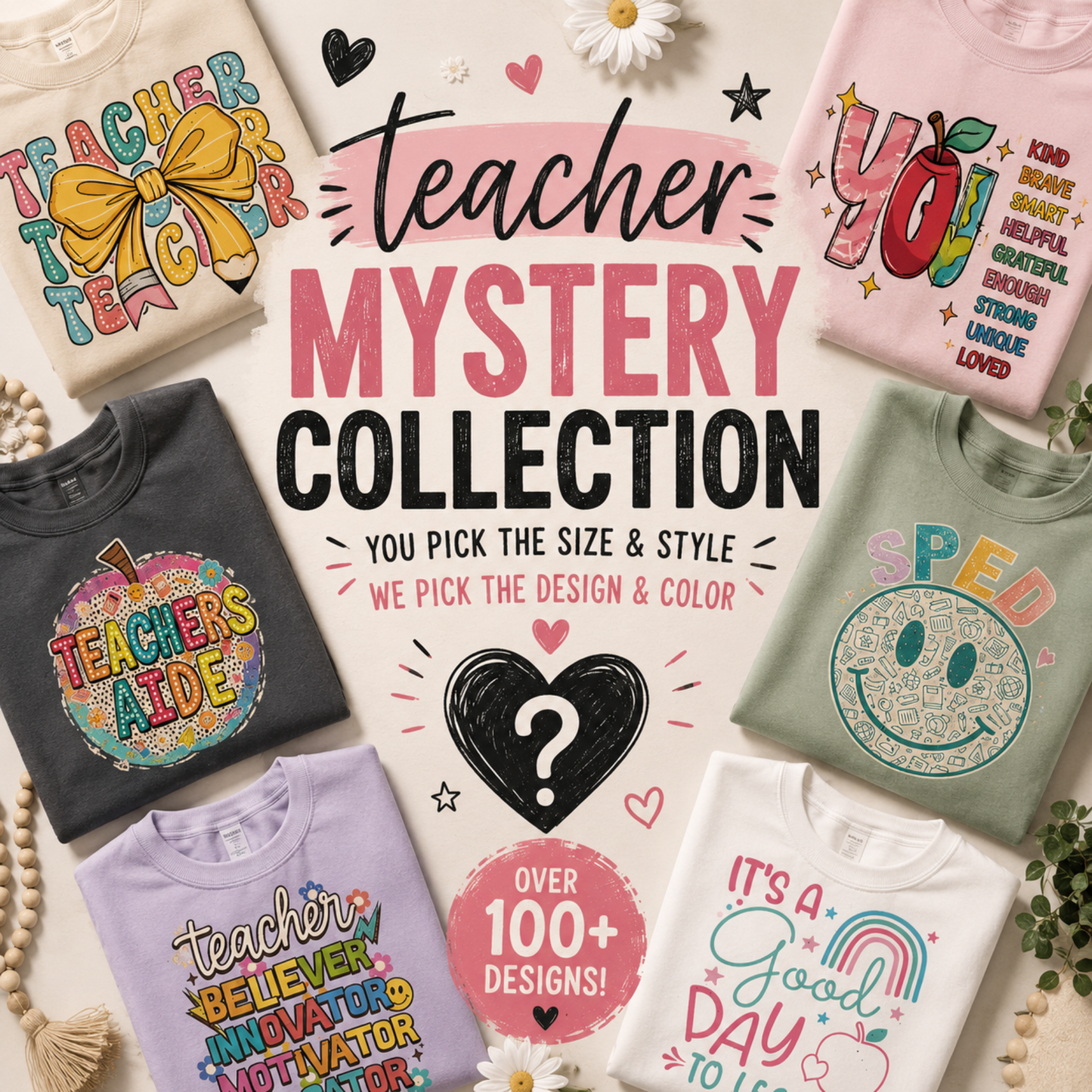 Teacher Mystery Shirt | Surprise Graphic Collection