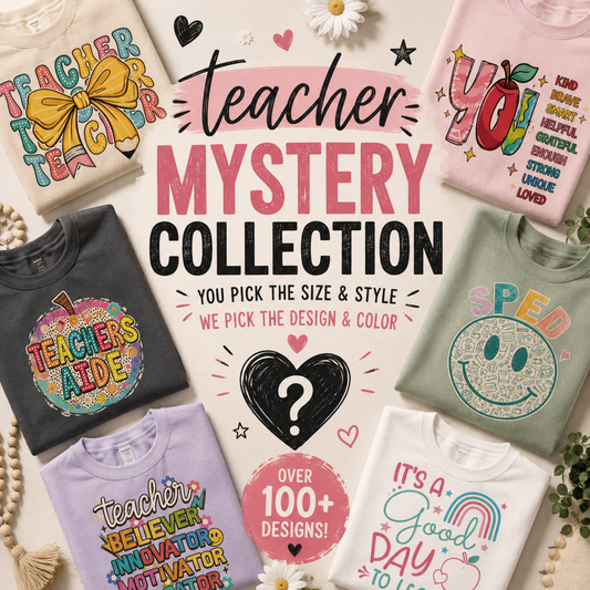 Teacher Mystery Shirt | Surprise Graphic Collection