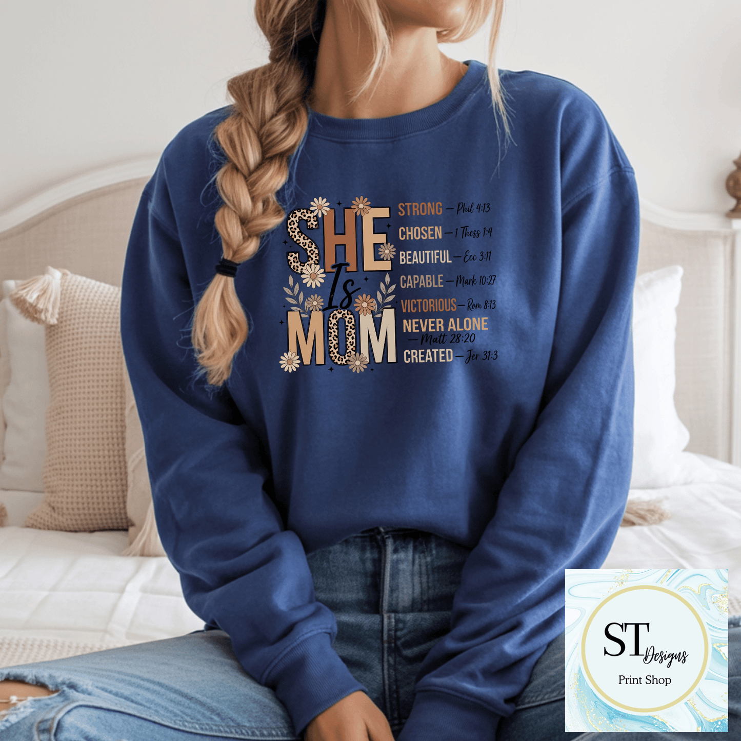 She Is Mom Faith Design