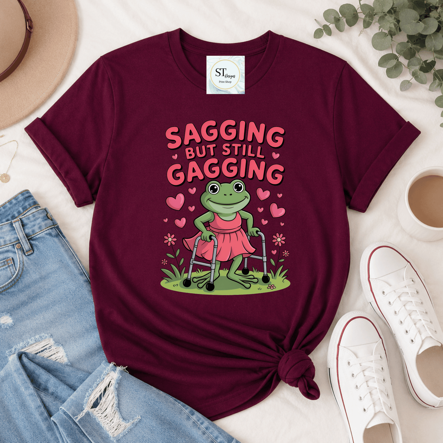 Sagging But Still Gagging Graphic Design