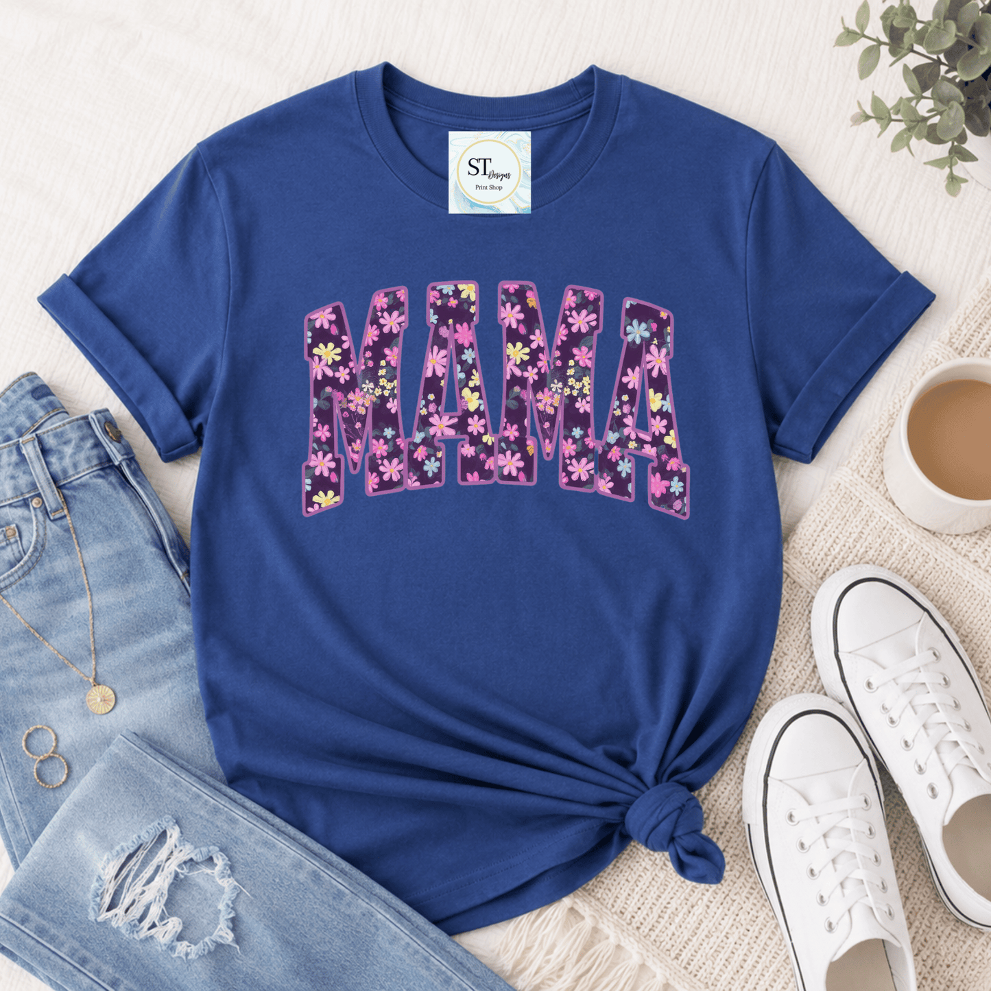 Lavender Floral Mama Design