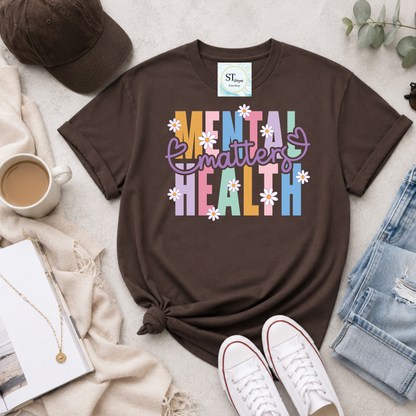 Mental Health Matters Daisy Graphic Tee