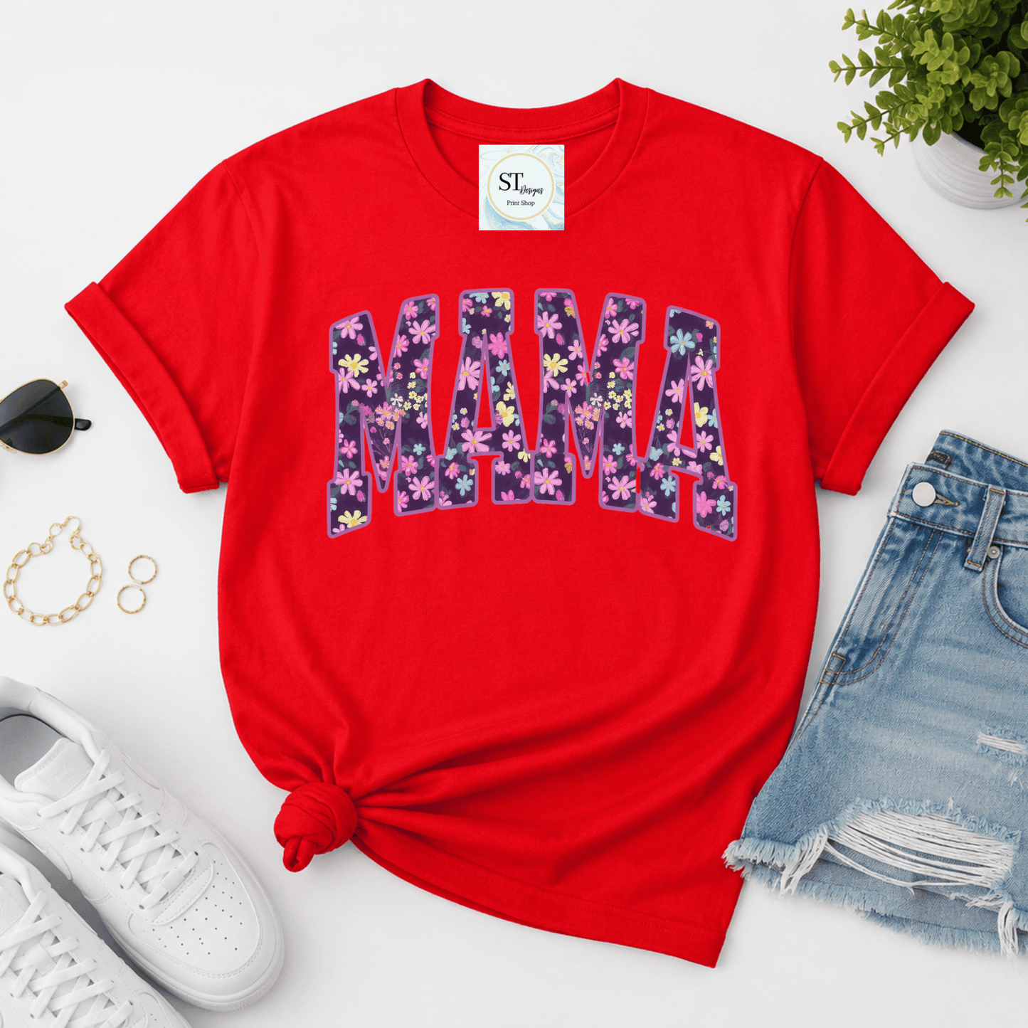 Lavender Floral Mama Design