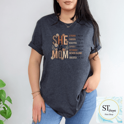 She Is Mom Faith Design