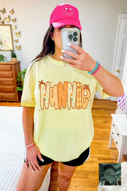 Fall Name Patch Work