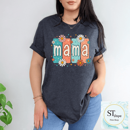 Retro Floral Mama Design