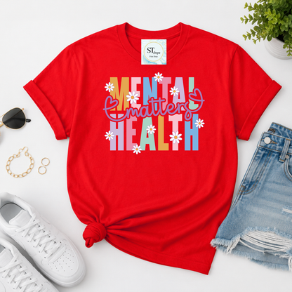 Mental Health Matters Daisy Graphic Tee