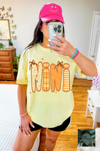 Fall Name Patch Work