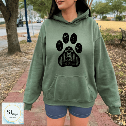 Mountain Dog Paw Print