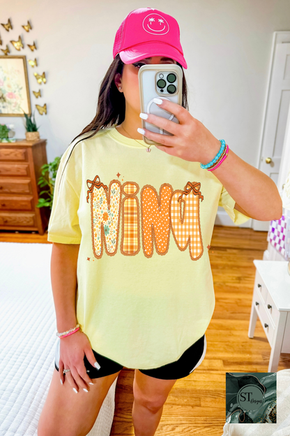 Fall Name Patch Work