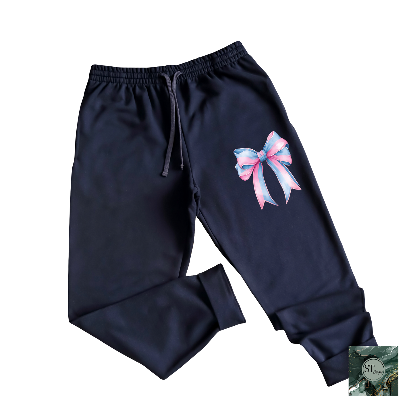 Cotton Candy Mama Bow Sweatshirt or Joggers
