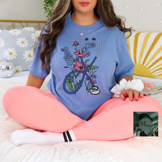 Floral Stethoscope