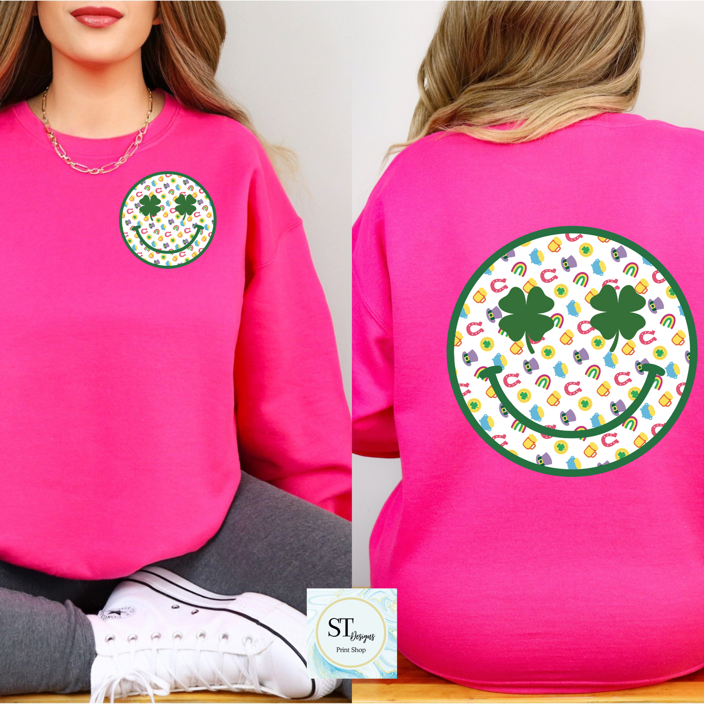 Four Leaf Clover Smiley