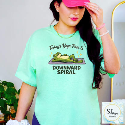 Today's Yoga Pose-Downward Spiral