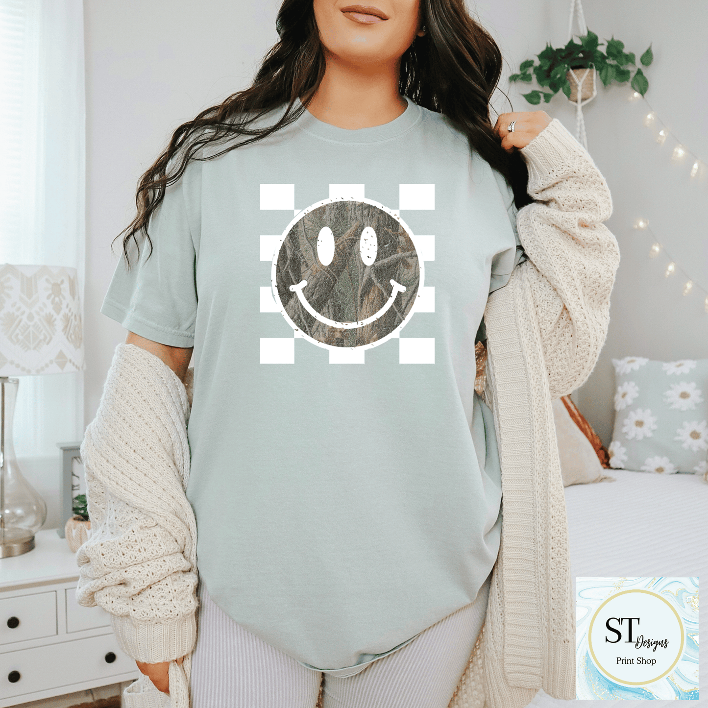 Pixel Camo Smile
