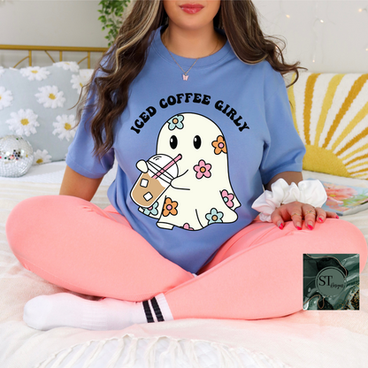 Ice Coffee Ghost Girly