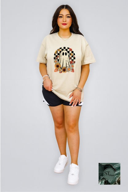 Checkered Floral Ghost