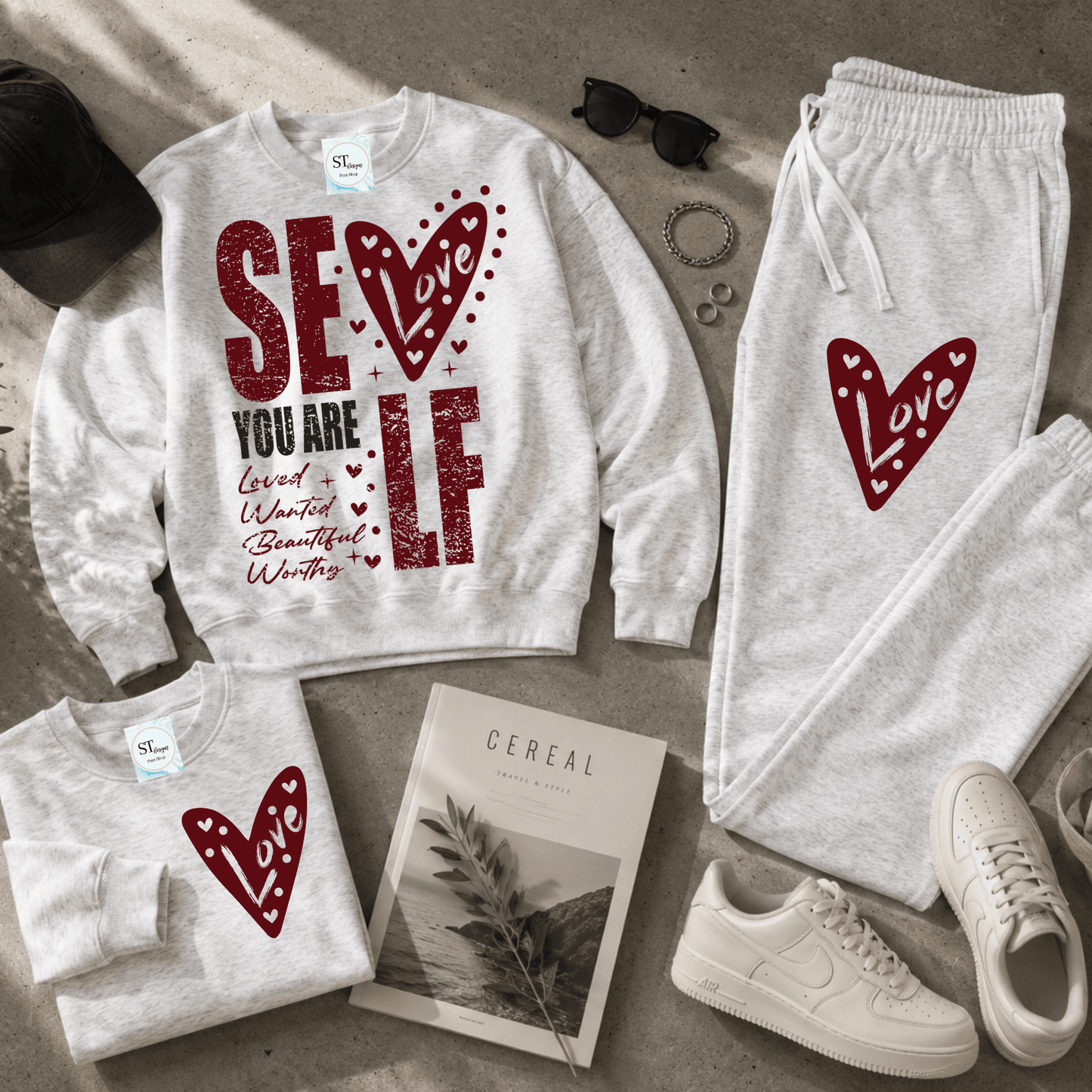 Self Love Sweatshirt or Joggers