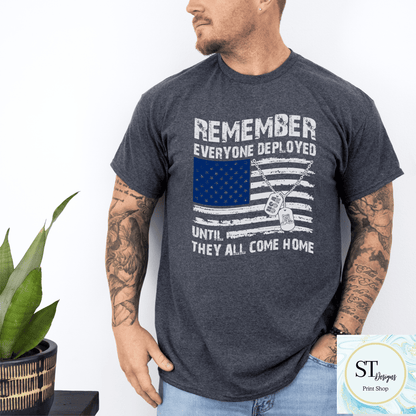 Remember Everyone Deployed Flag Style