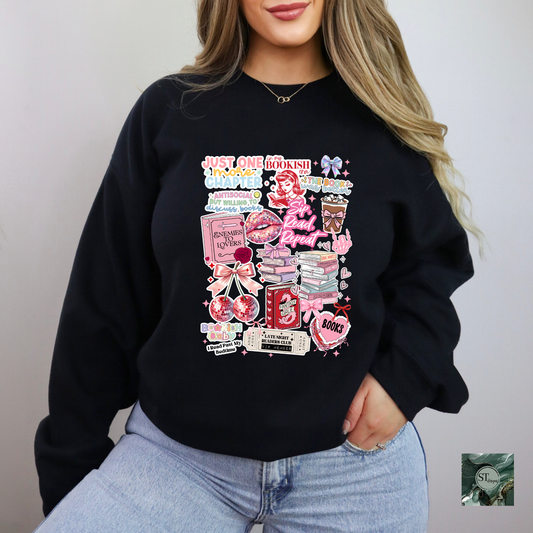 Book Smut Collage t-shirt and sweatshirt options unisex fit