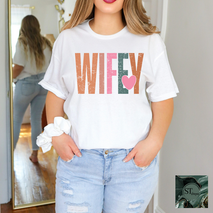 Wifey Colored Heart