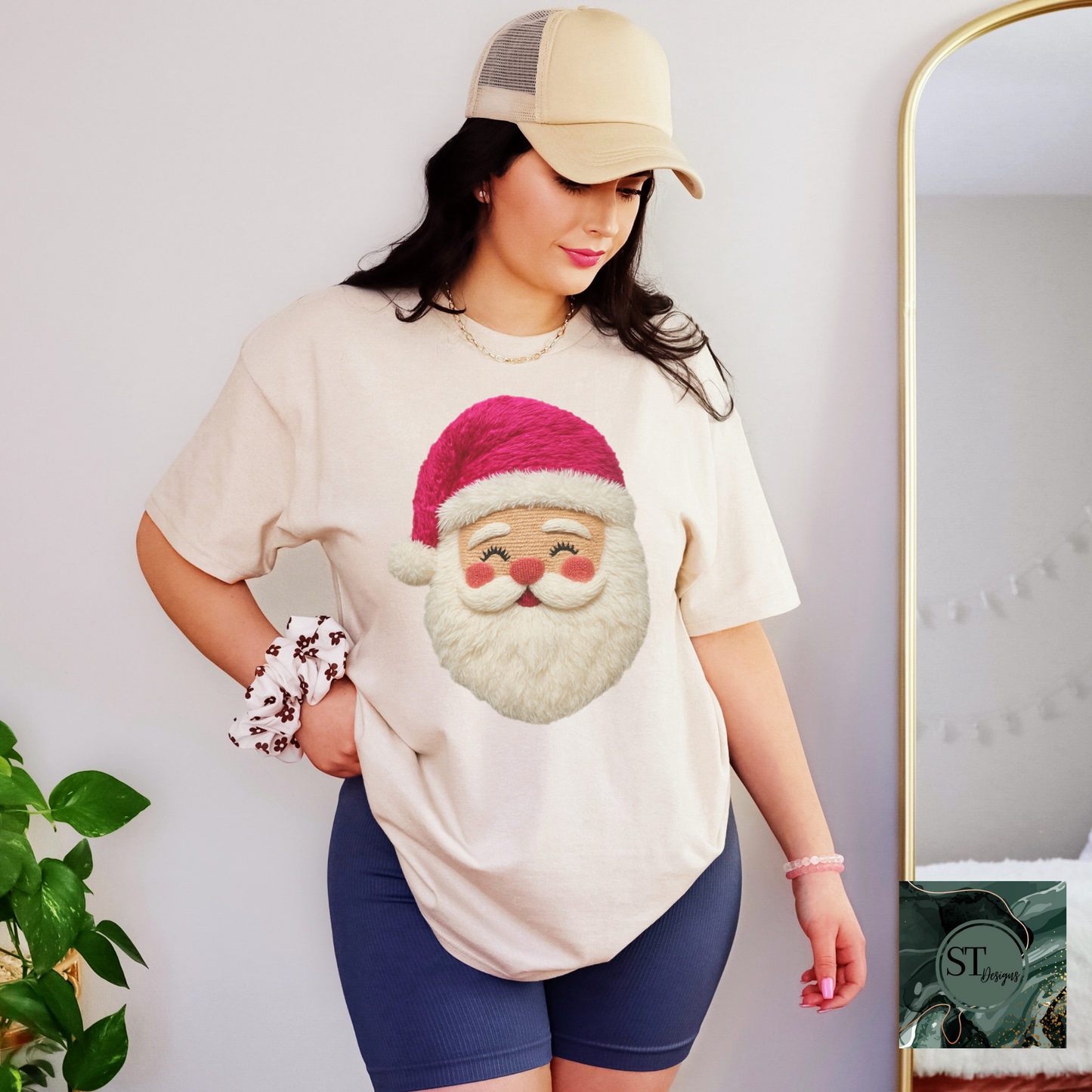 Christmas Santa Faux Yarn