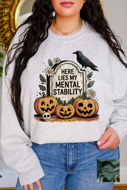 Here lies my mental stability