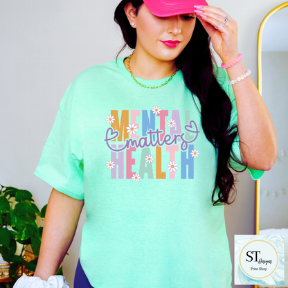Mental Health Matters Daisy Graphic Tee