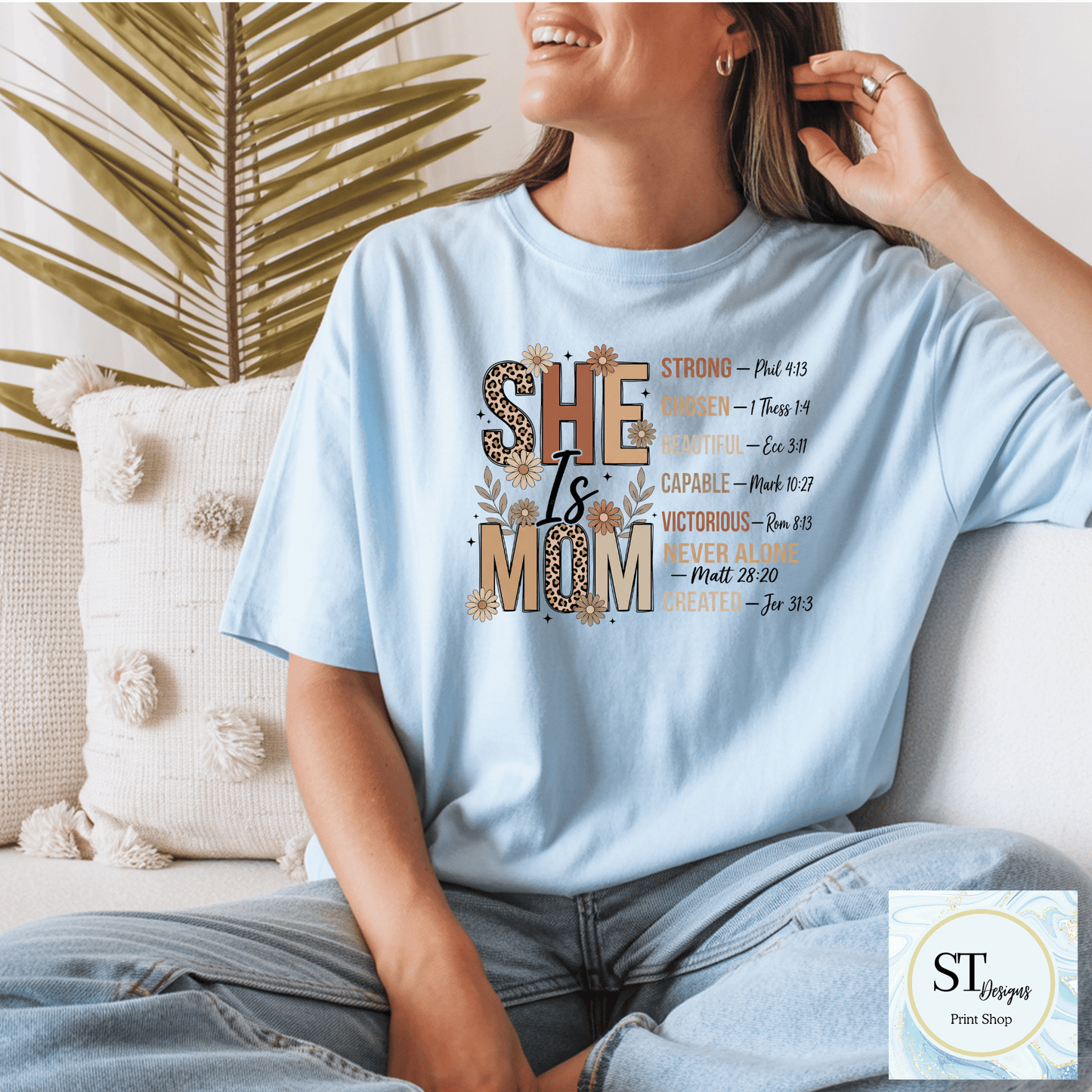 She Is Mom Faith Design