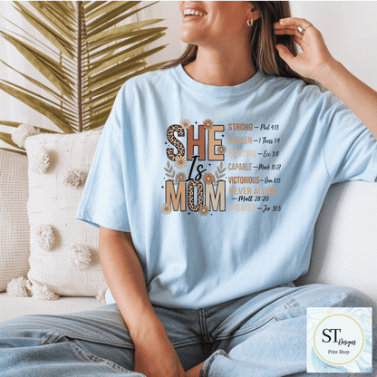 She Is Mom Faith Design