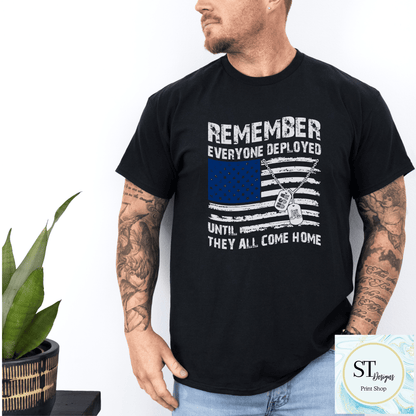 Remember Everyone Deployed Flag Style