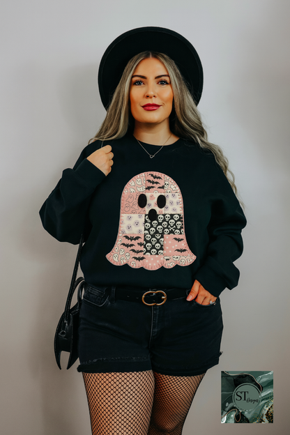 Pink Quilt work Ghost