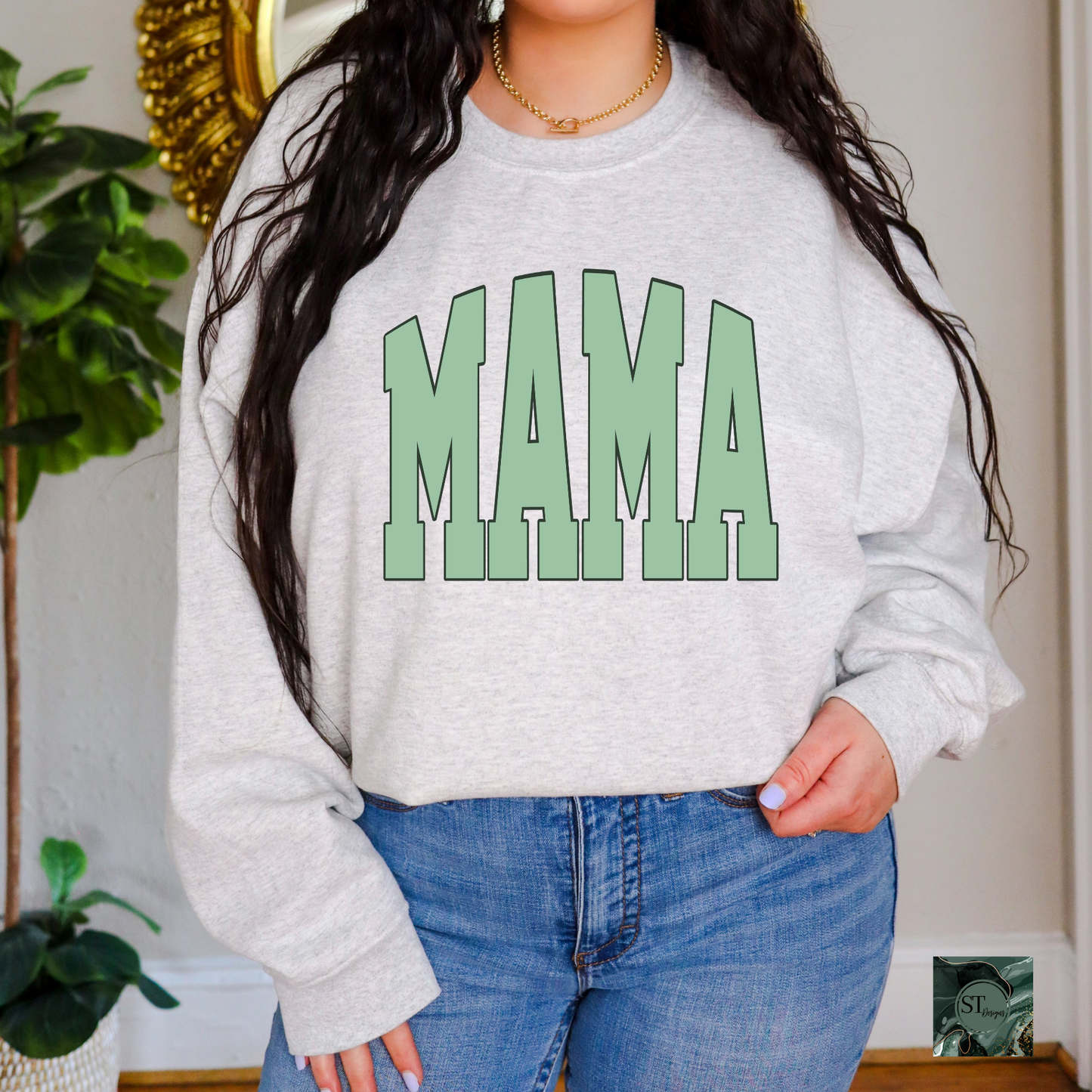 MAMA Varsity Crewneck