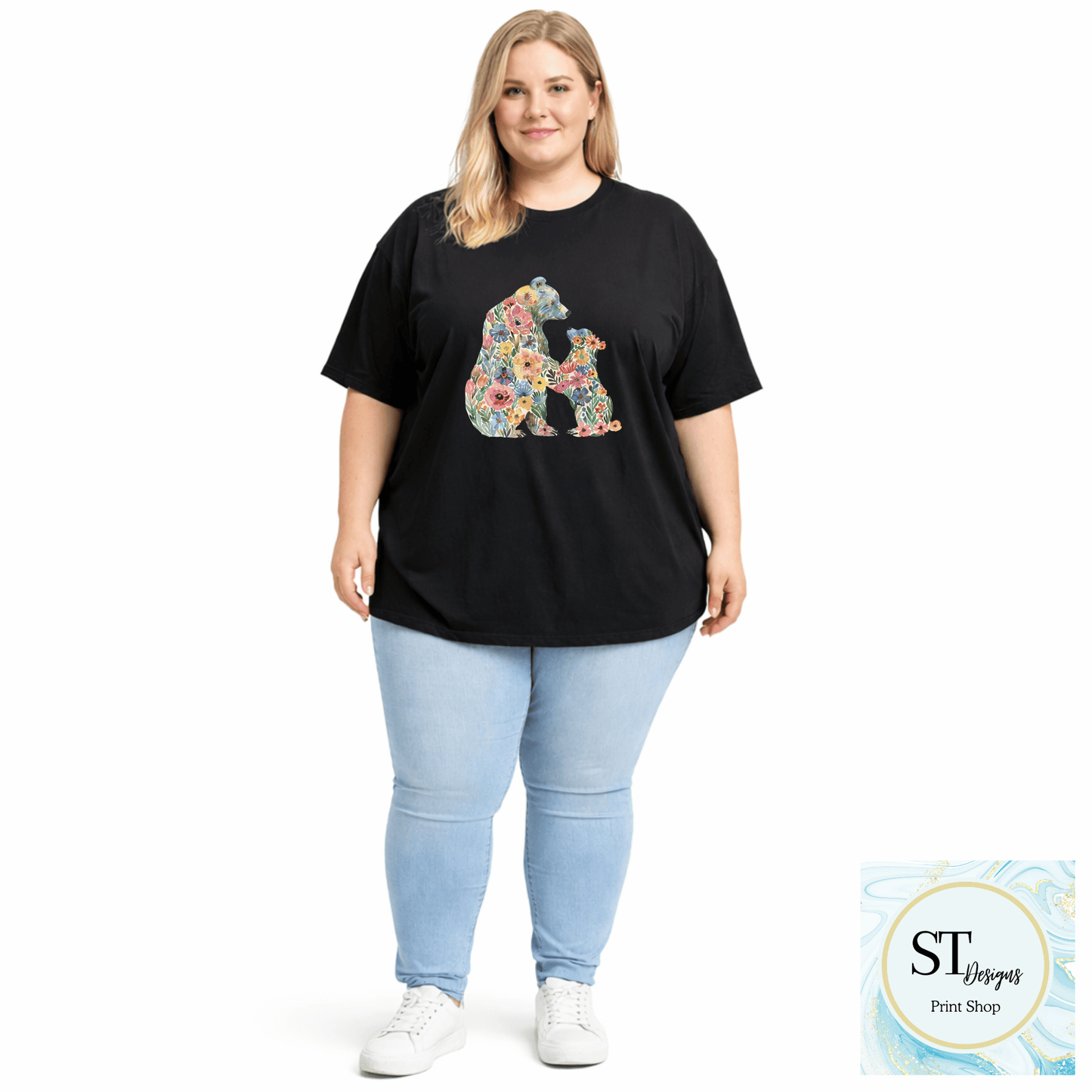Floral Mama Bear