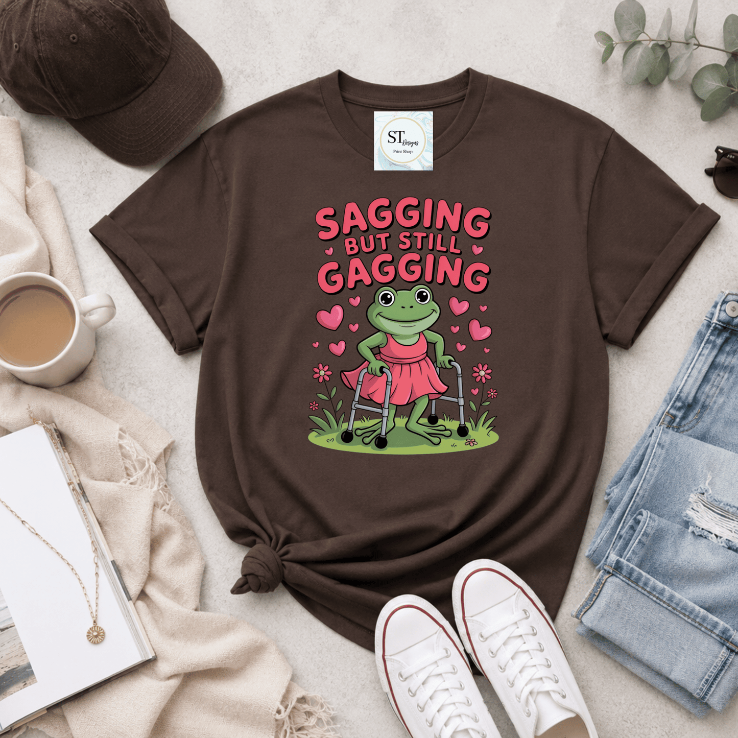 Sagging But Still Gagging Graphic Design