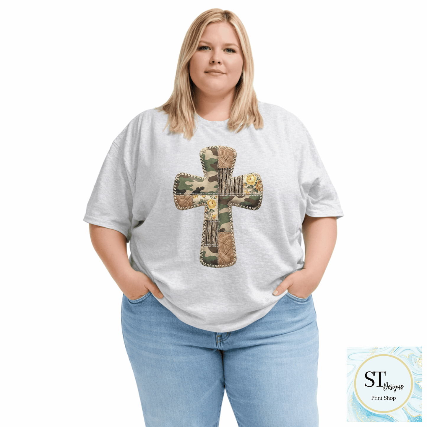 Western Stitched Cross