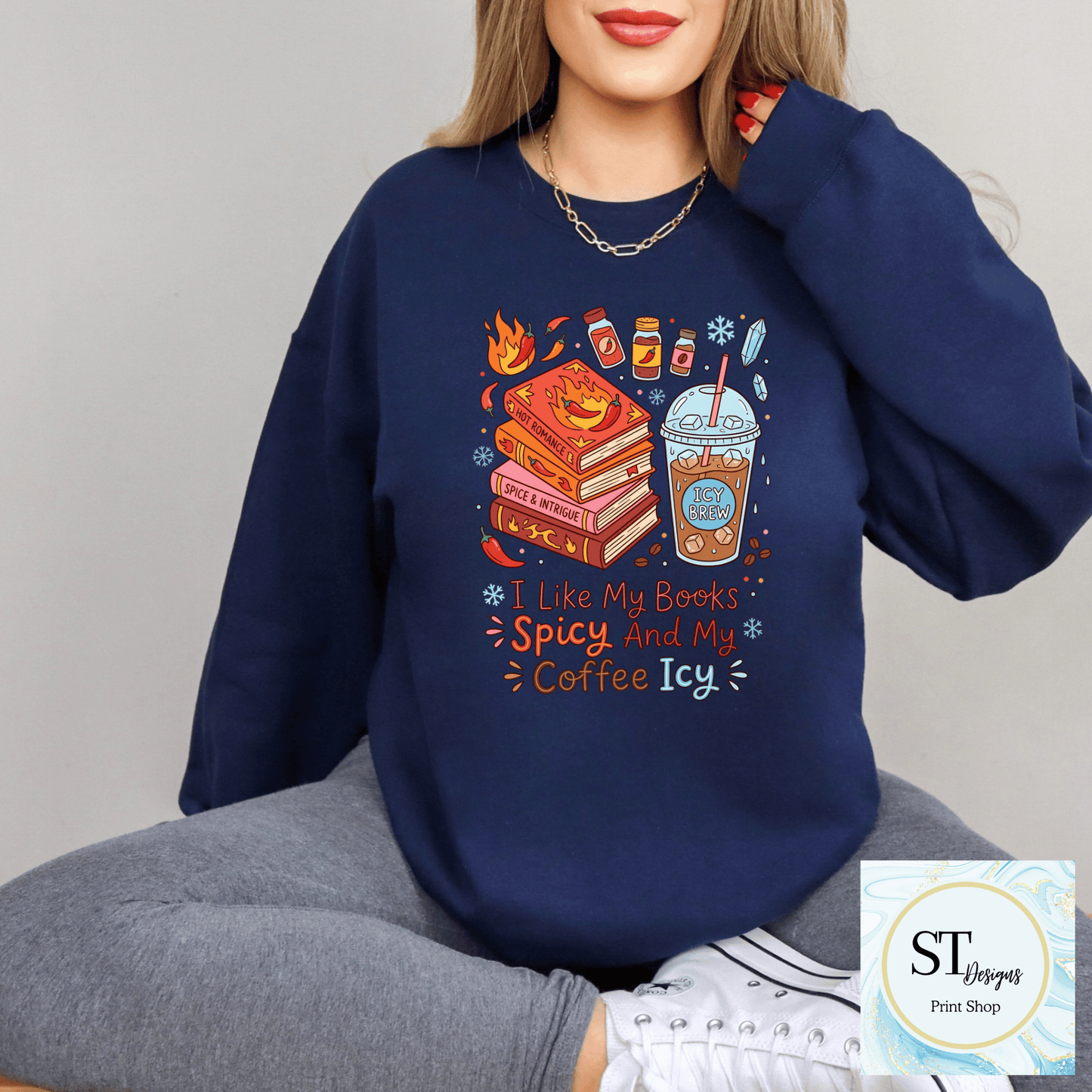 Books Spicy Coffee Icy
