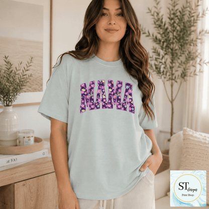 Lavender Floral Mama Design