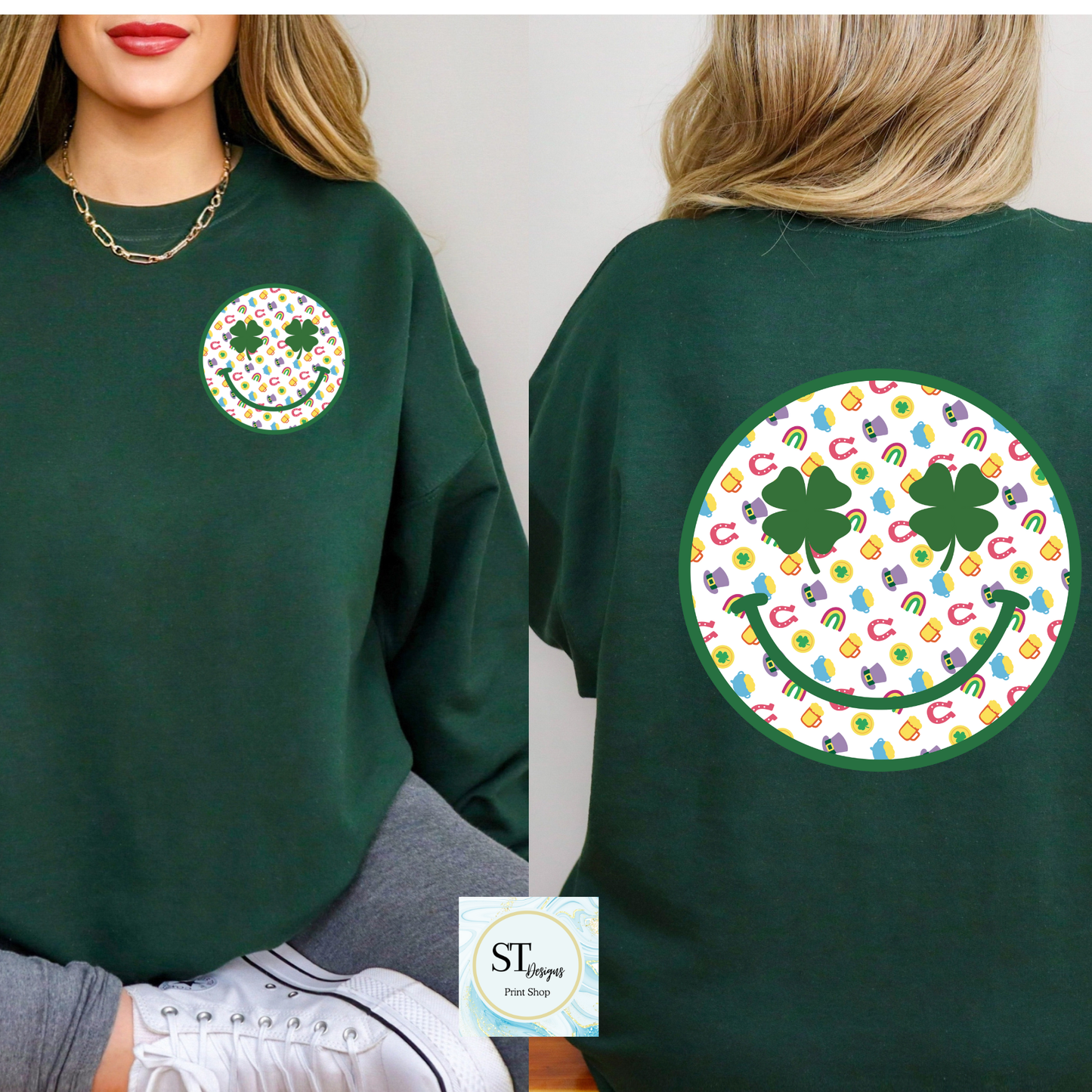 Four Leaf Clover Smiley