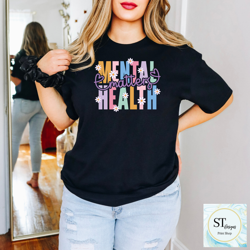 Mental Health Matters Daisy Graphic Tee