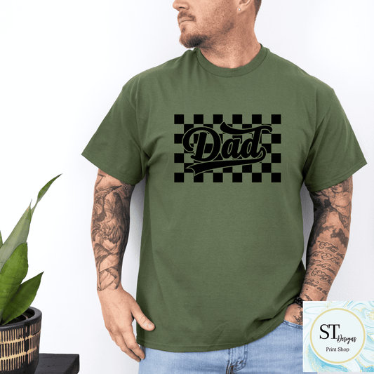 Checkered Dad Black