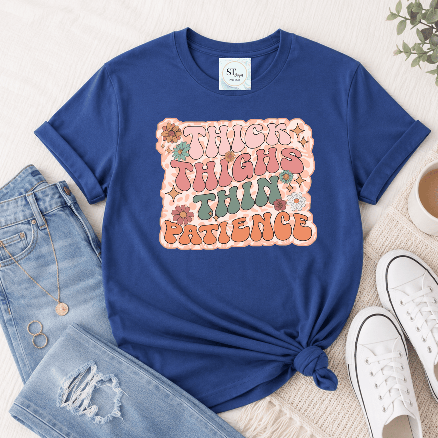 Through Highs & Lows I Have Patience Design