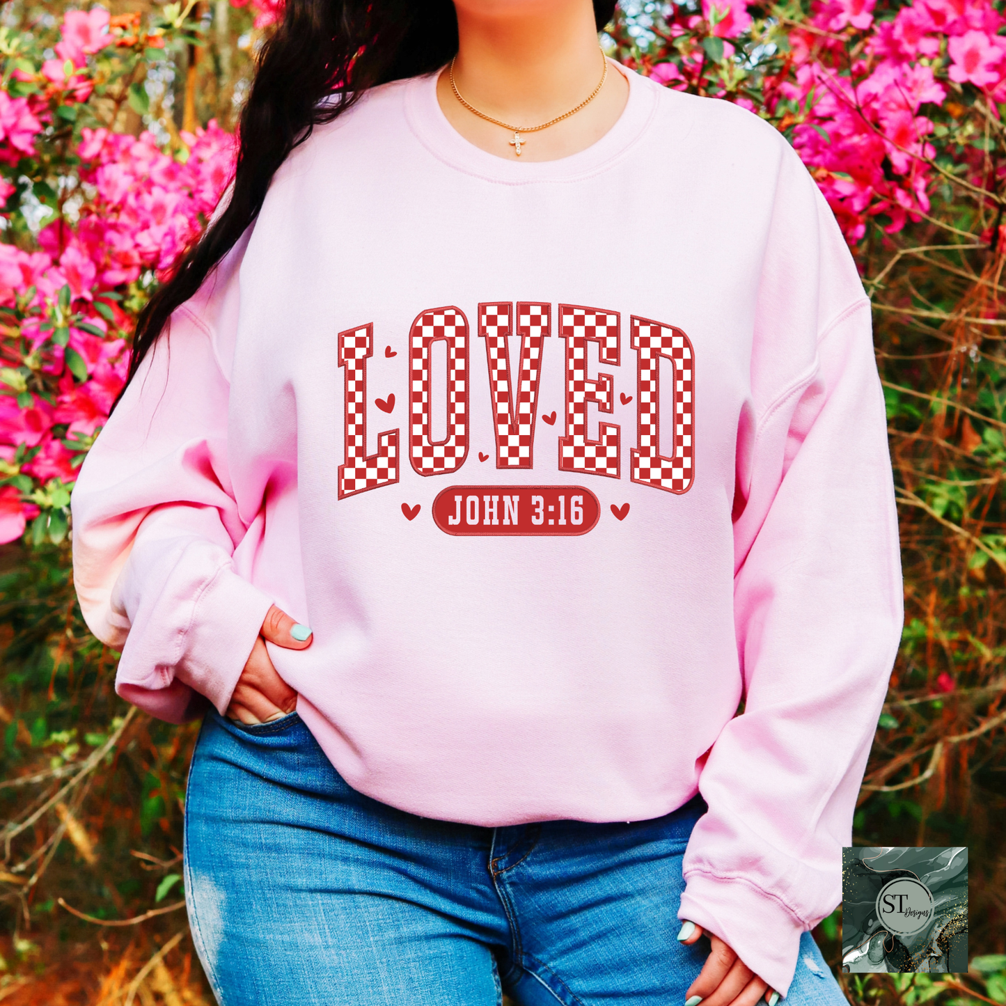 Loved John 3:16 T-shirt, Long sleeve and crewneck options unisex fit