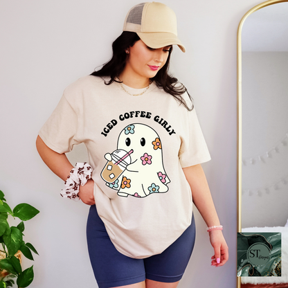 Ice Coffee Ghost Girly