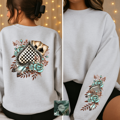 Yallternative Spade Floral Checkered