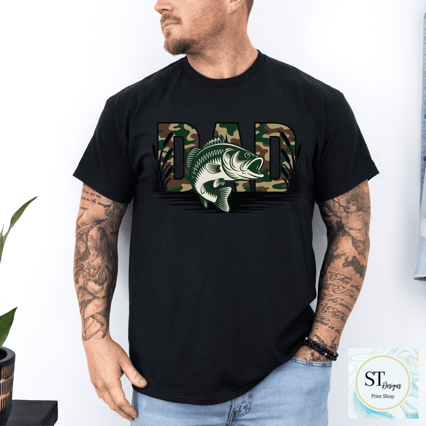 Camo Fishing Dad