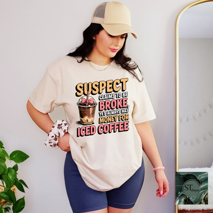 Suspect Claims To be Broke, Yet Always has Money For Iced Coffee