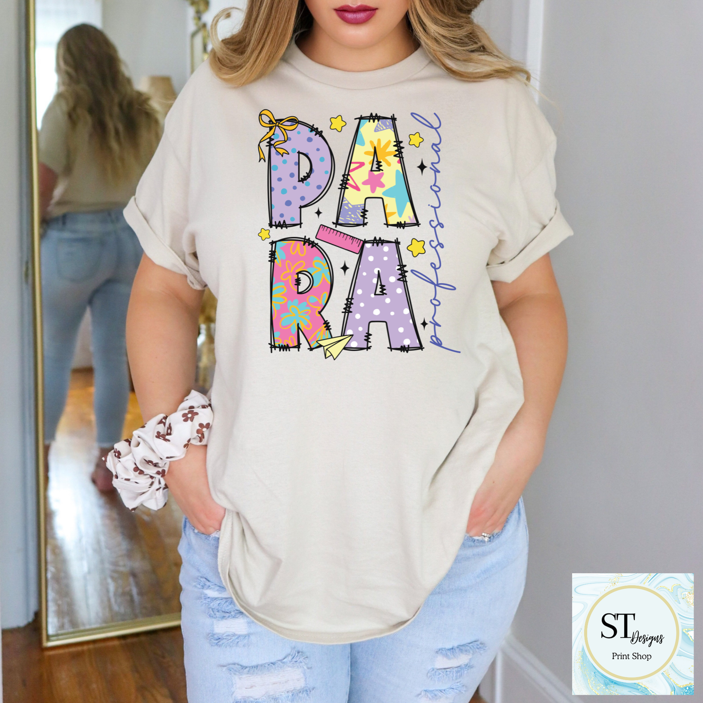 Para Educator Graphic T-Shirt | Cute Para Professional Shirt | Back to School Para Teacher Tee | Unisex S-5XL