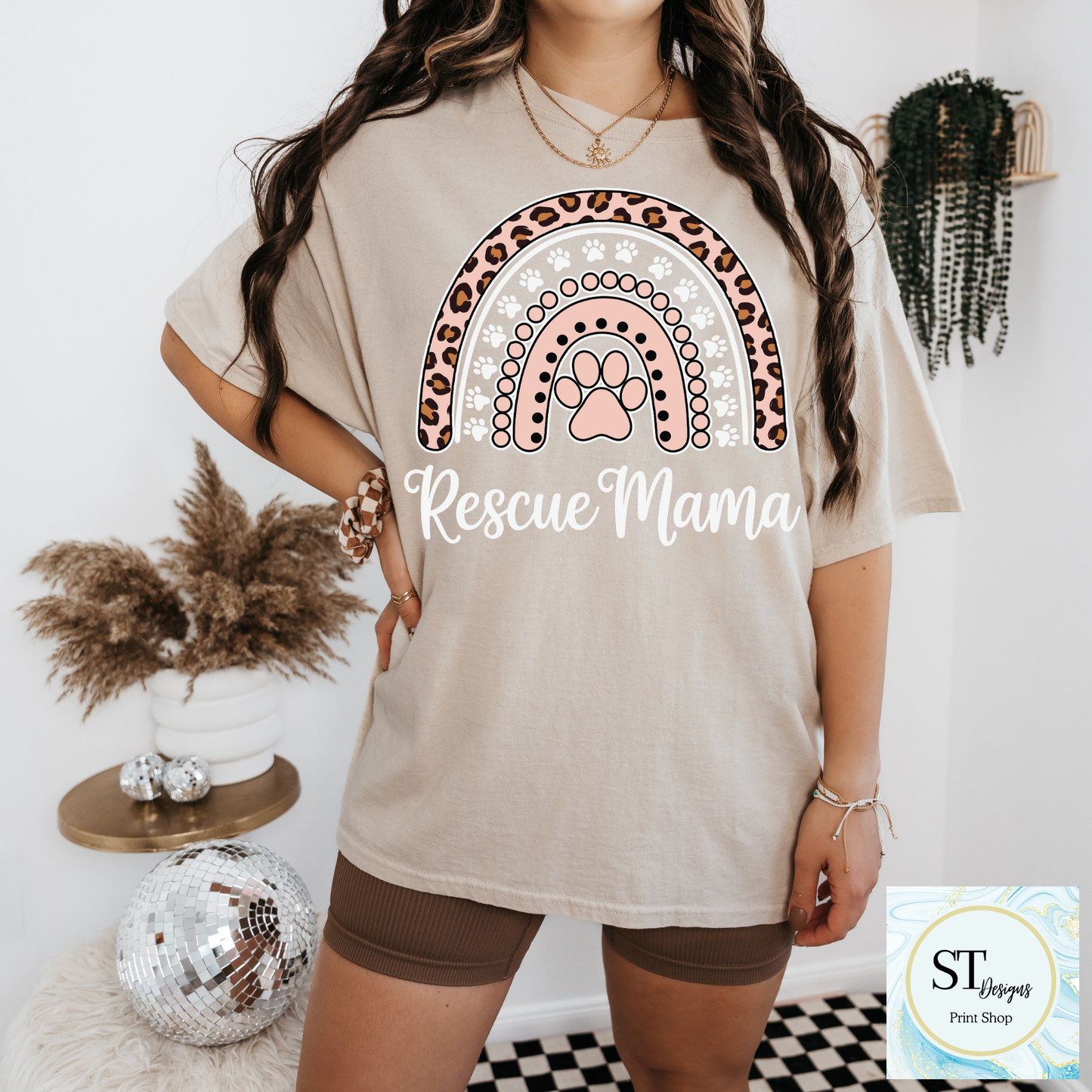 Rescue Mama Paw Rainbow